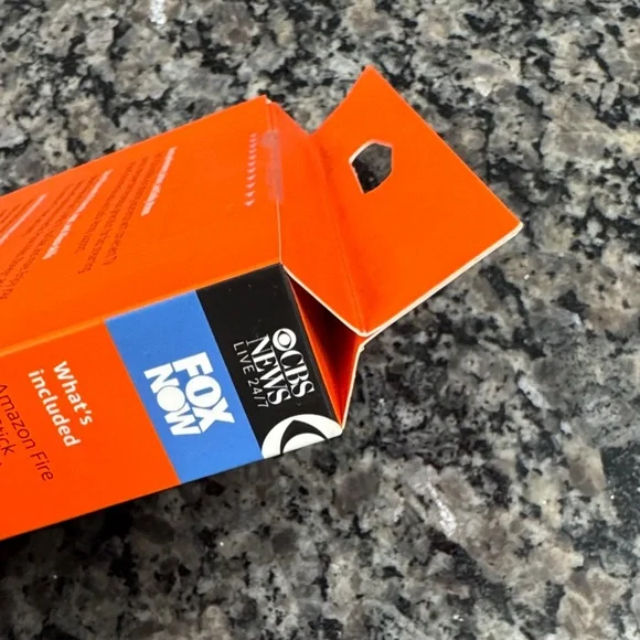 Amazon Fire TV Stick - Orange and Black New Factory Sealed - Picture 4 of 8